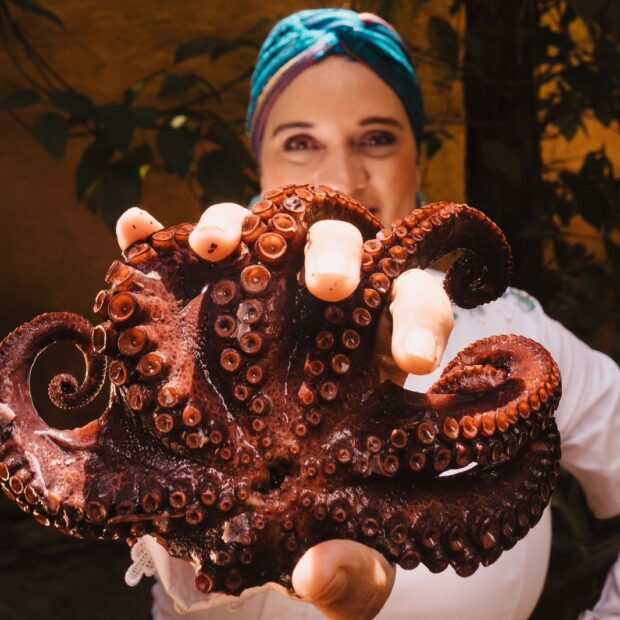 Chef Josi Lobo, do restaurante Marinho Pirenópolis. Crédito: Daniel Sales.