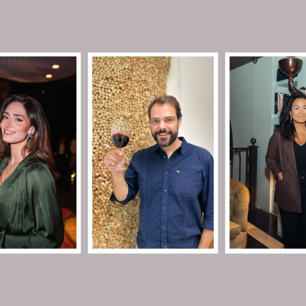 Julyana Fiorin, Pedro Ramos e Luma Monteiro, da direita para a esquerda.