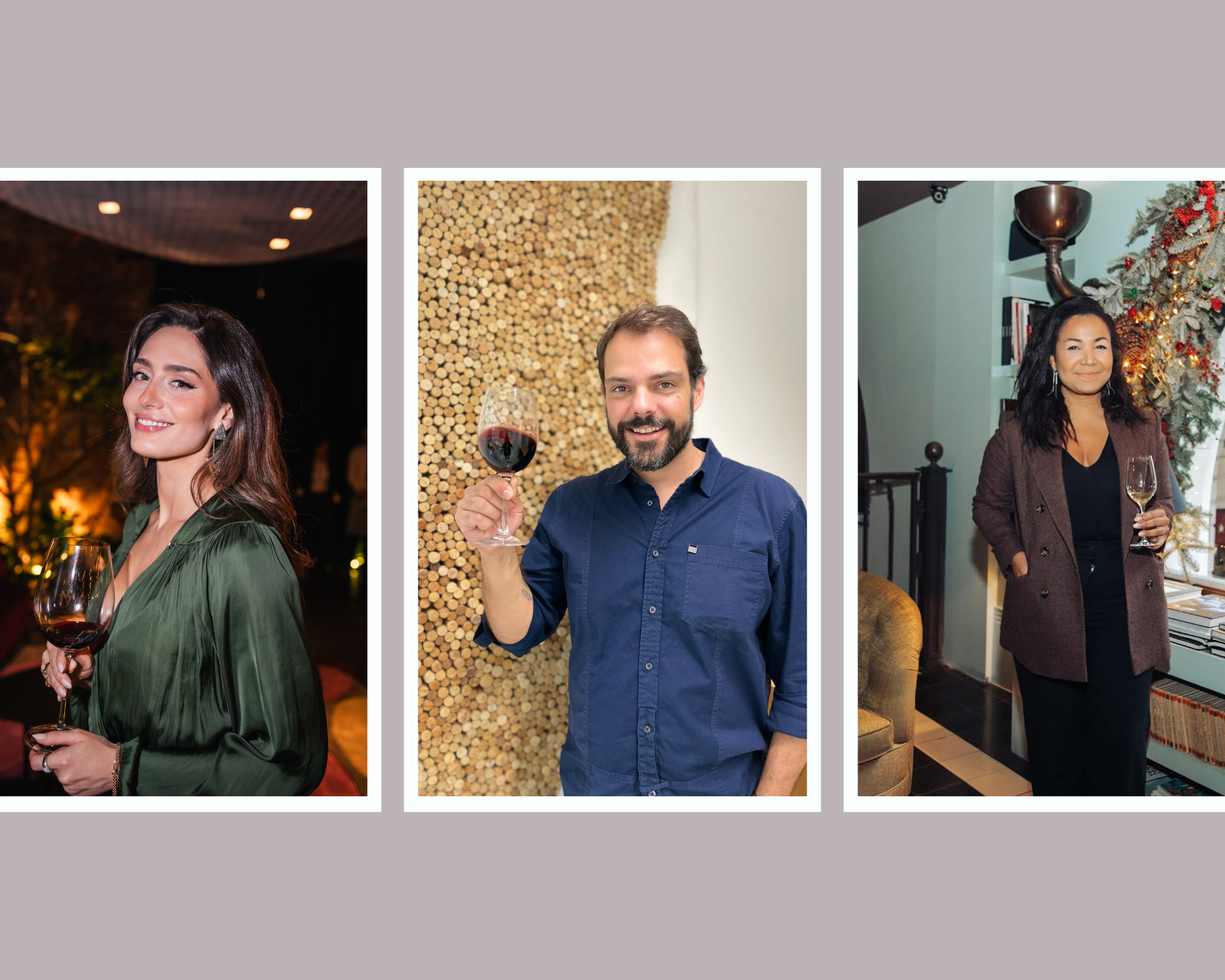 Julyana Fiorin, Pedro Ramos e Luma Monteiro, da direita para a esquerda.