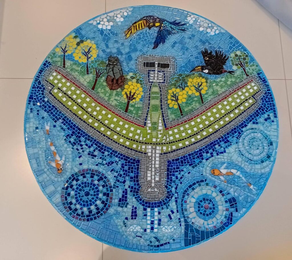 17º Salão do Artesanato - Pátio Brasil - mosaicos de Cibele Queiroz, do DF.