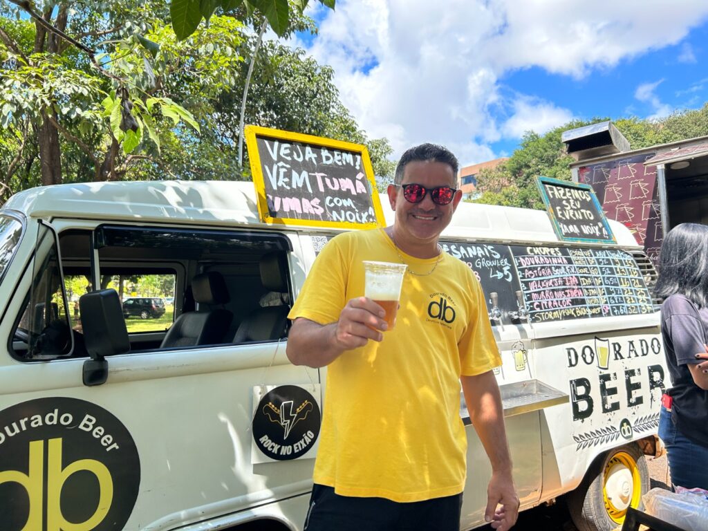 Rêmulo Dourado, um dos organizadoers do Eixão do Rock. Foto: Amanda Karolyne.