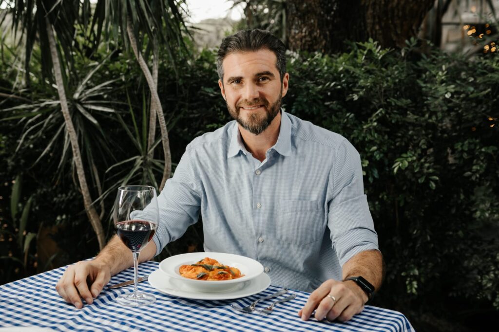 Wagner Parente, sócio e idealizador Le Vin Bistrô em Brasília. Foto de Lara Queiroz/ Lazu Comunicação