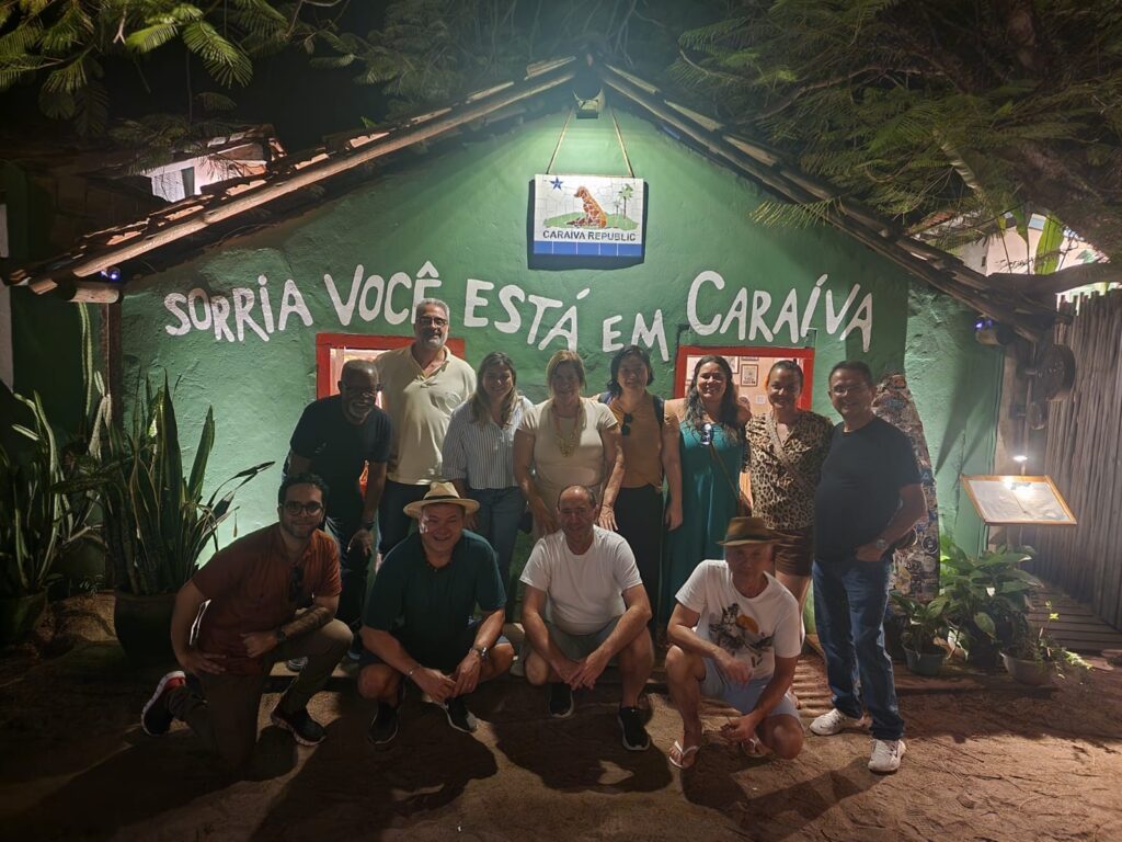 Press trip em Caraíva. Foto: Coluna Esplanada