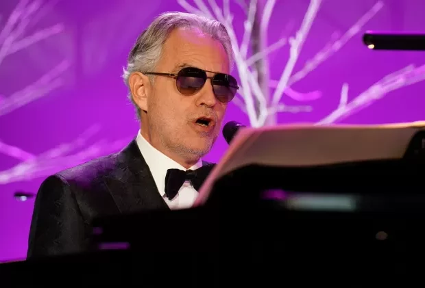 Andrea Bocelli. Crédito: Robin Little/Redferns