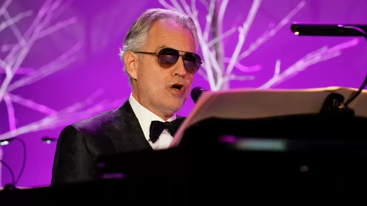 Andrea Bocelli. Crédito: Robin Little/Redferns