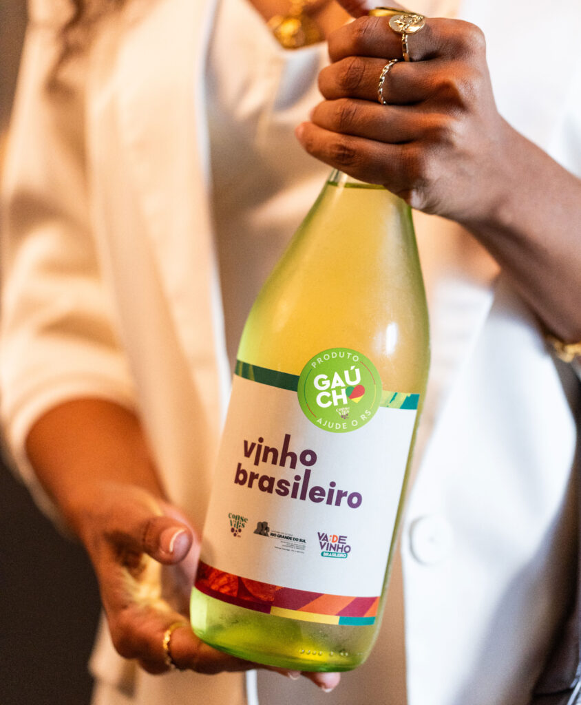 Selo Vinho Gaúcho. Crédito Circle Lab/ Divulgação