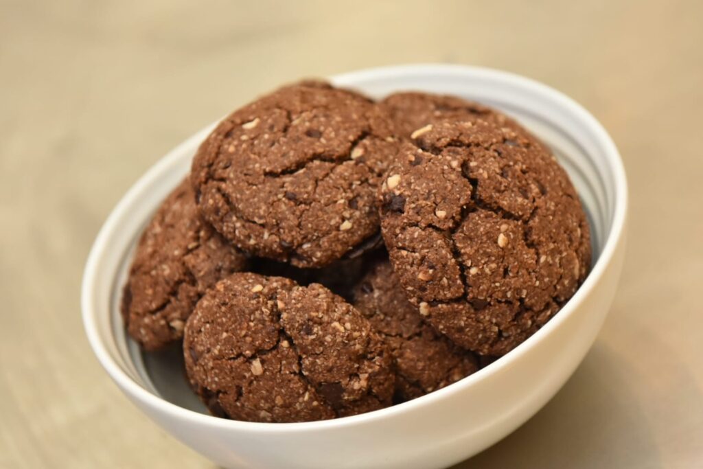 Cookie de chocolate elaborado pela Bela Gil.