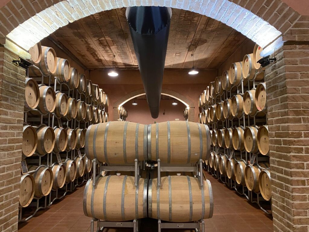 Uso de grande barris em busca de vinhos mais frescos. Crédito: Divulgação