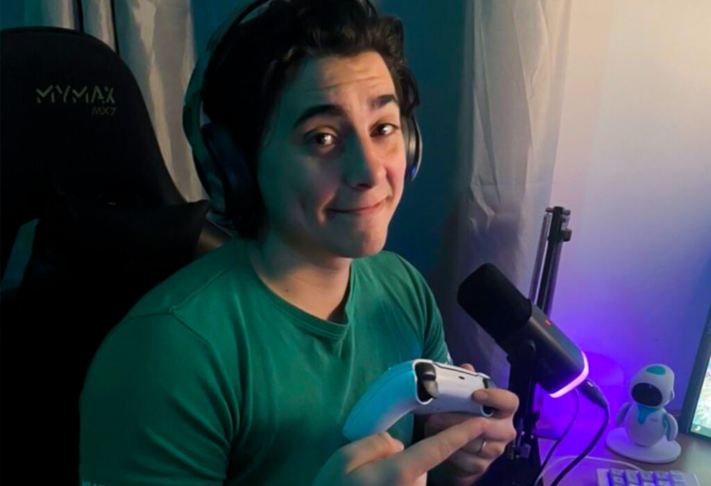 Mateus Pinho, produtor de conteúdo gamer de sucesso.