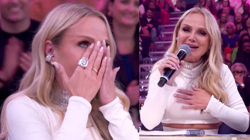 A apresentadora recebeu uma linda homenagem da emissora que foi narrada pelo seu filho primogênito, Arthur.