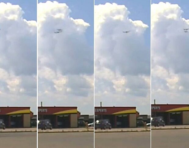 csm montagem mostra a sequencia dos dois avioes comerciais se aproximando perto do aeroporto de syracuse em nova york reproducao policia do norte de syracuse fbc68da7d8