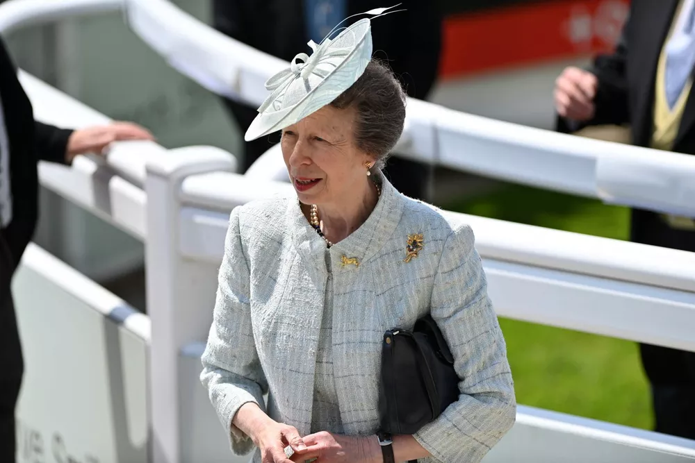 99451695 britains princess anne princess royal attends the second day of the epsom derby festival h
