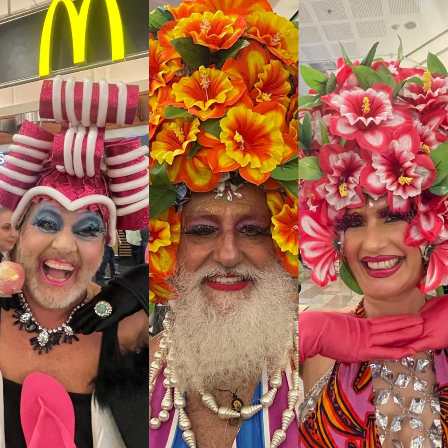 Os invasores que queriam chamar a atenção apenas ator global acabaram virando uma verdadeira sensação