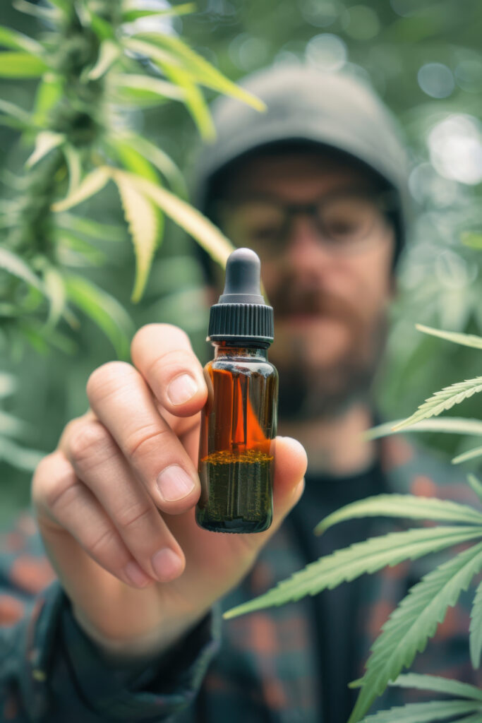 weed leaves oil still life (1)