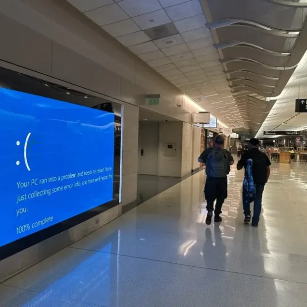 A interrupção cibernética afetou diversos países ao redor do mundo.