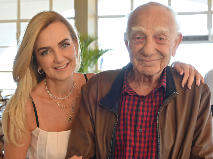 maria da graça e o pai, o médico hélcio miziara