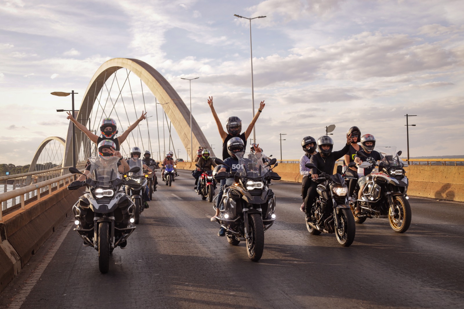 Passeio Motociclístico do Capital Moto Week/ Divulgação