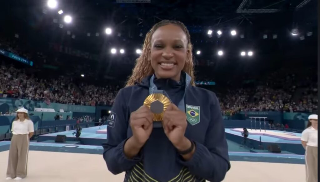 Rebeca Andrade / Reprodução