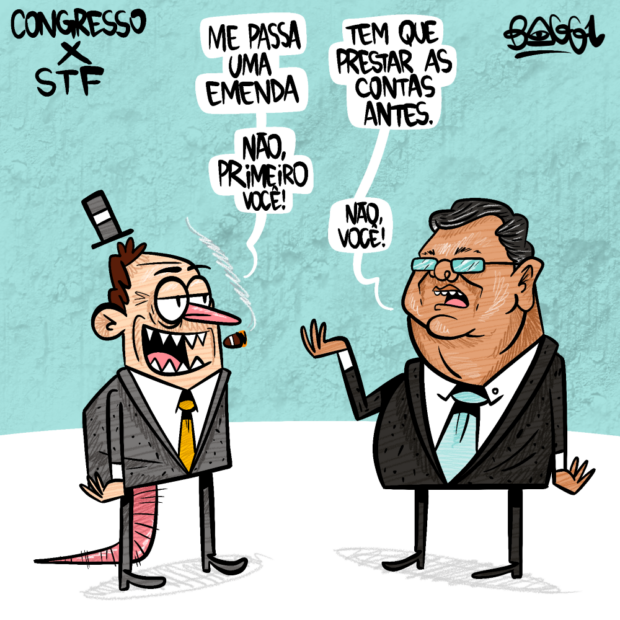 charge congresso x stf dino