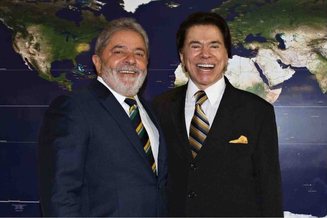 Silvio Santos e Lula