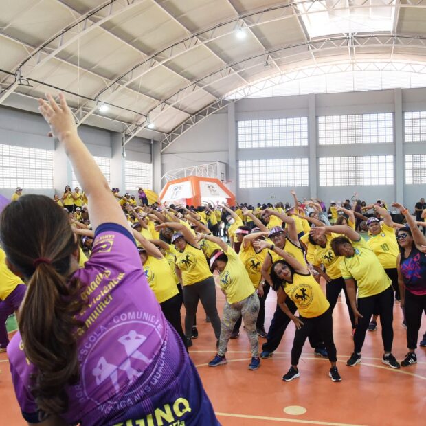 programa ginástica nas quadras