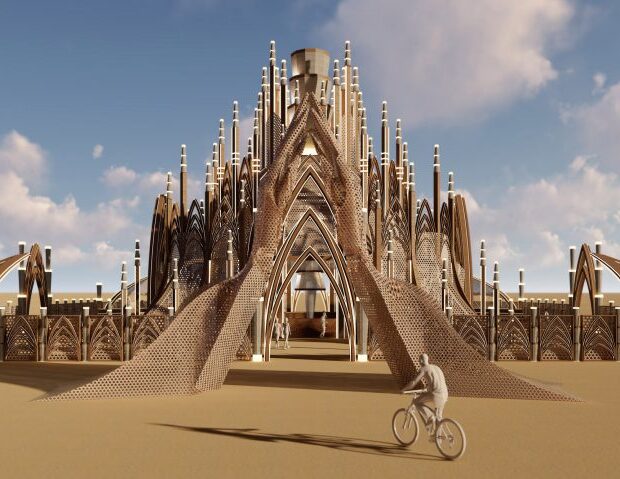 ghosn 2024 burning man temple dezeen 2364 hero 852x479
