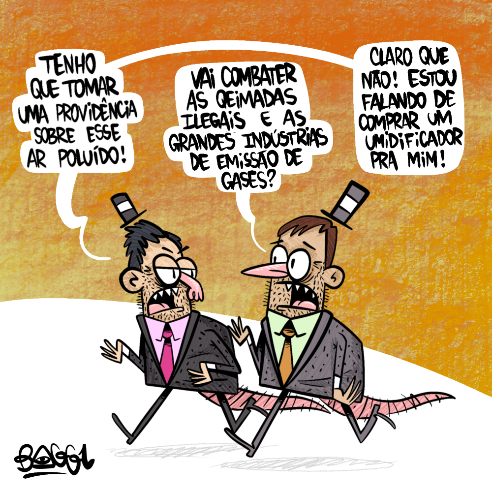 charge ar poluído umidificador