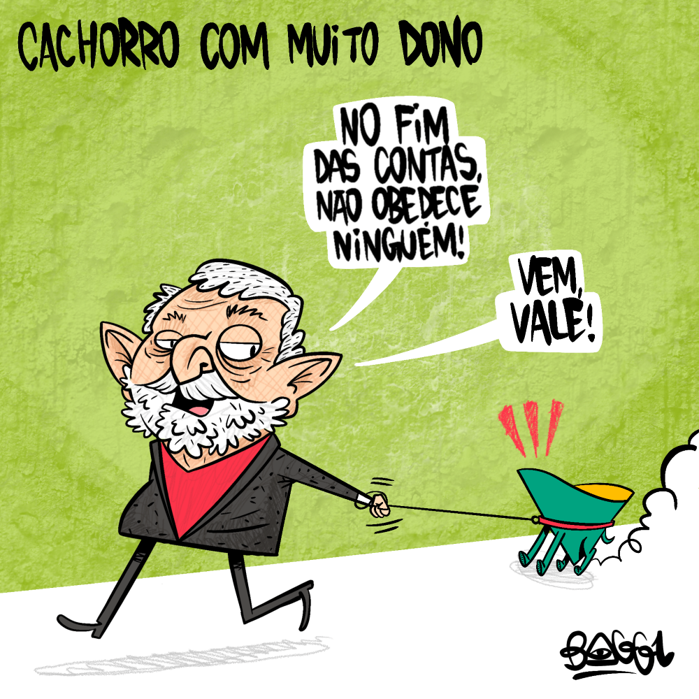 charge lula vale cachorro