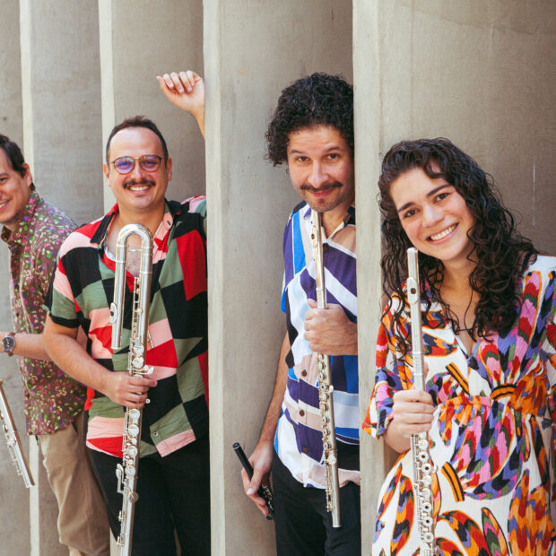 Quarteto Transversal. Crédito: Tatiana Reis.