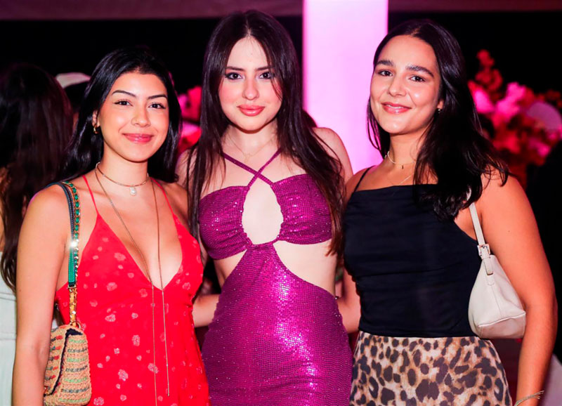 maria luiza dutra, a aniversariante e isabella cunha