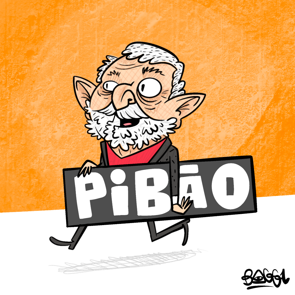 charge lula pibão