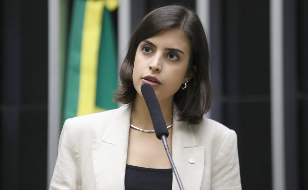 Deputada Tabata Amaral apresentou uma petição sobre o deputado ao STF | Foto: Câmara dos Deputados