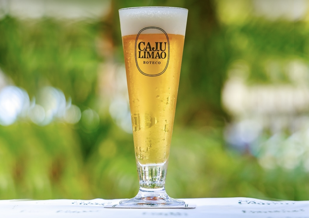 Chopp Brahma, do Caju Limão. Foto: reprodução do Instagram da marca