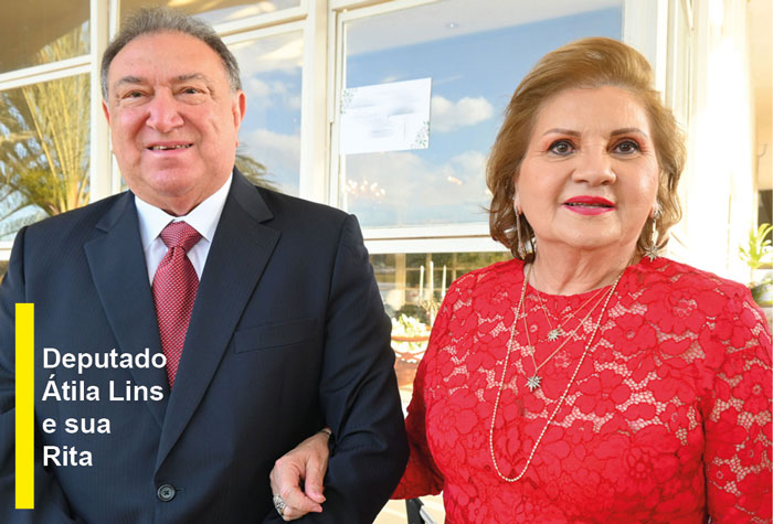 deputado Átila lins e sua rita