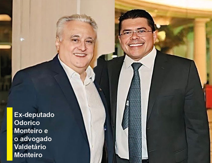 ex deputado odorico monteiro e o advogado valdetário monteiro