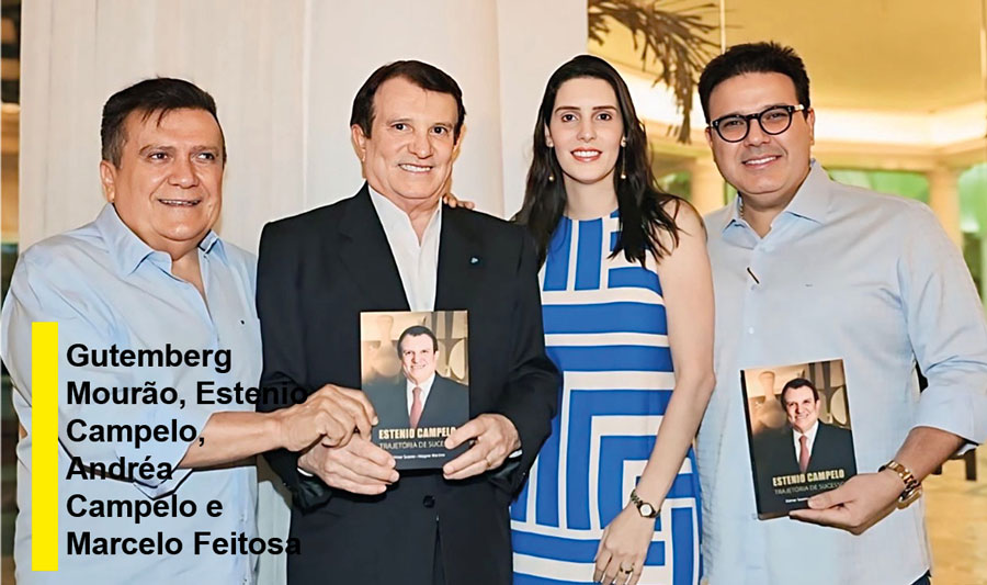 gutemberg mourão, estenio campelo, andréa campelo e marcelo feitosa