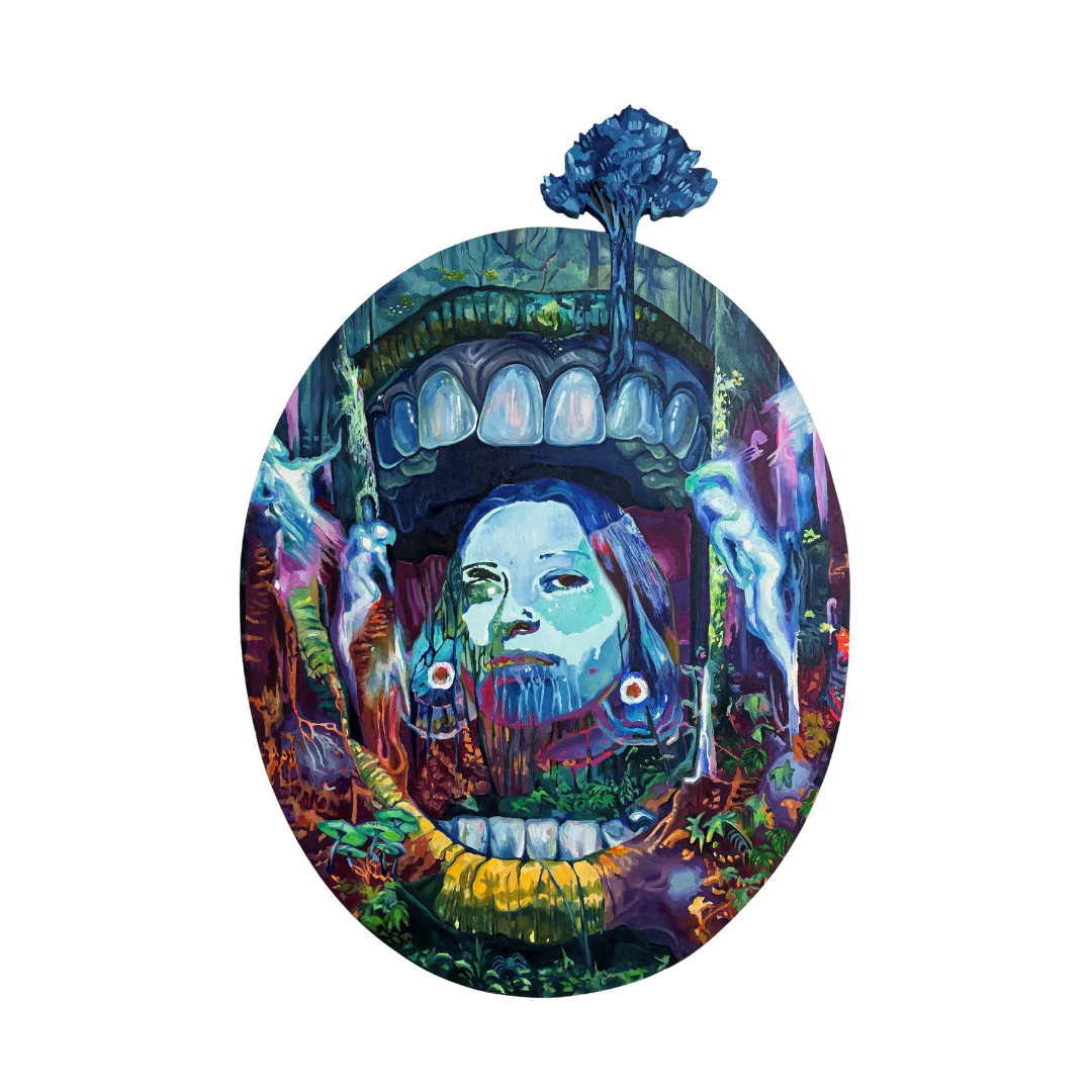 Jane Vanini e a Boca da Noite, óleo sobre tela 175 x 200cm/ Divulgação