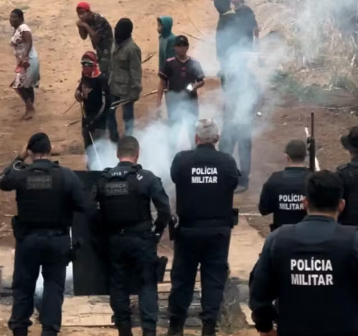 conflito entre pm e indígenas