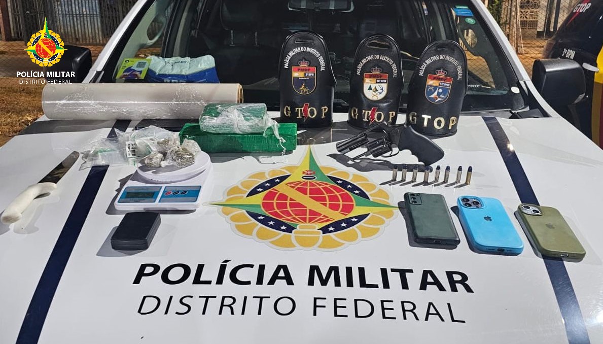 pmdf apreende arma de fogo