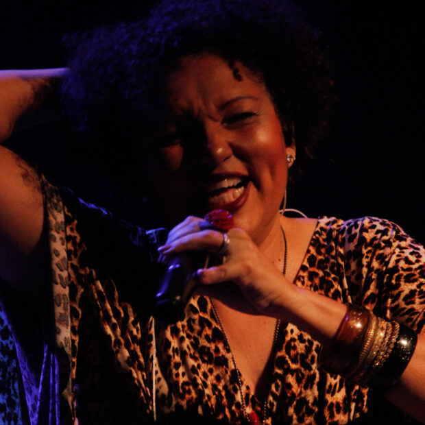 Cláudia Vieira em show Divas do Jazz/ Divulgação