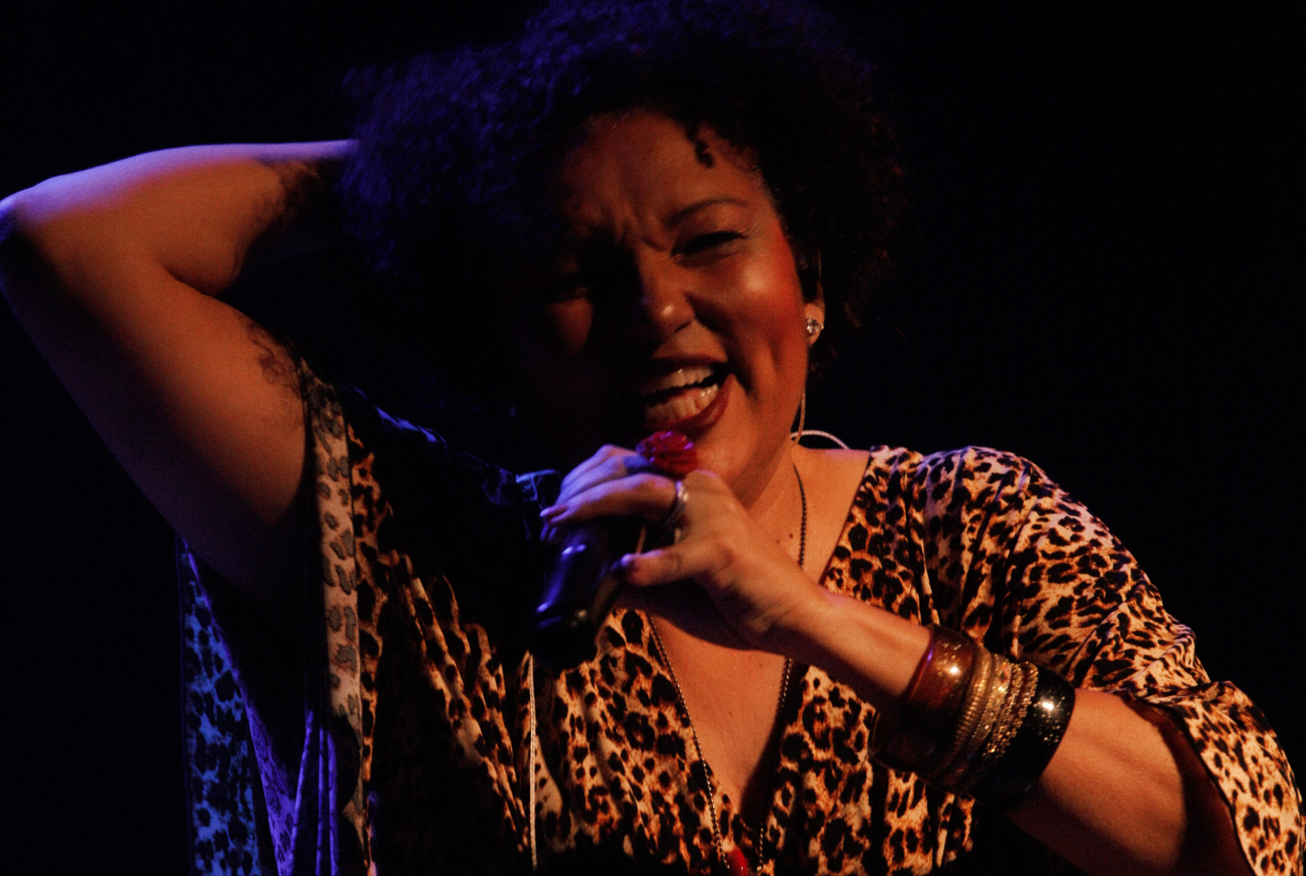 Cláudia Vieira em show Divas do Jazz/ Divulgação