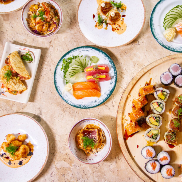 Rodízio no Kinjo Nikkei. Crédito: Vualá Design