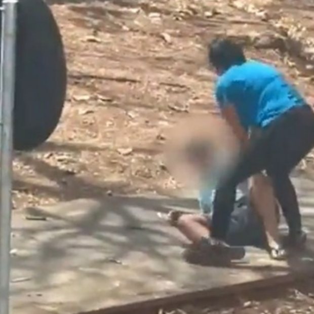 mulher agride filho autista