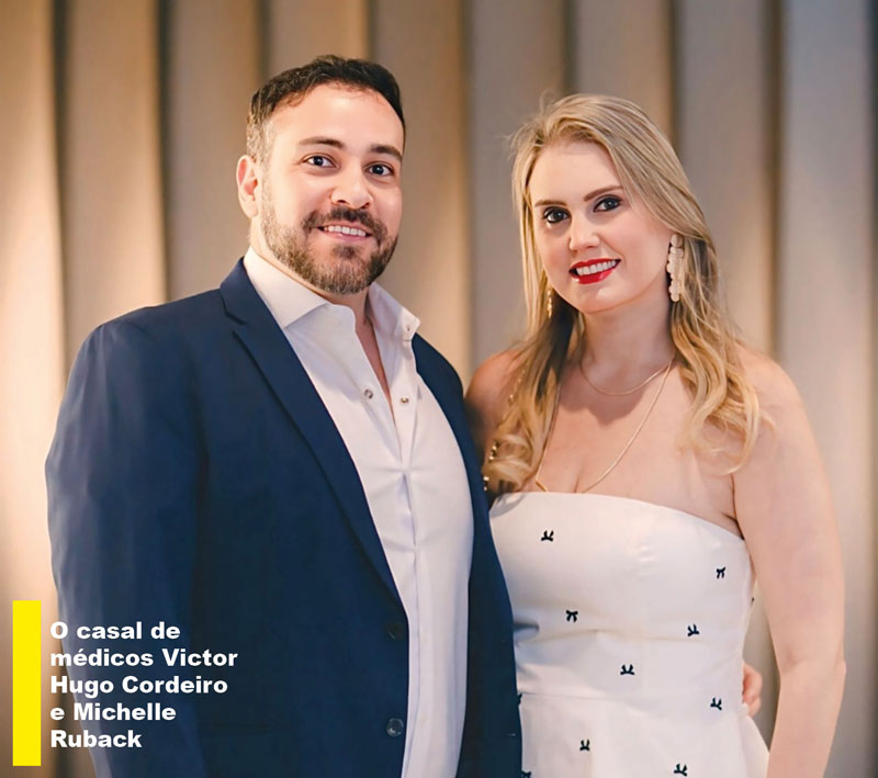 o casal de médicos victor hugo cordeiro e michelle ruback