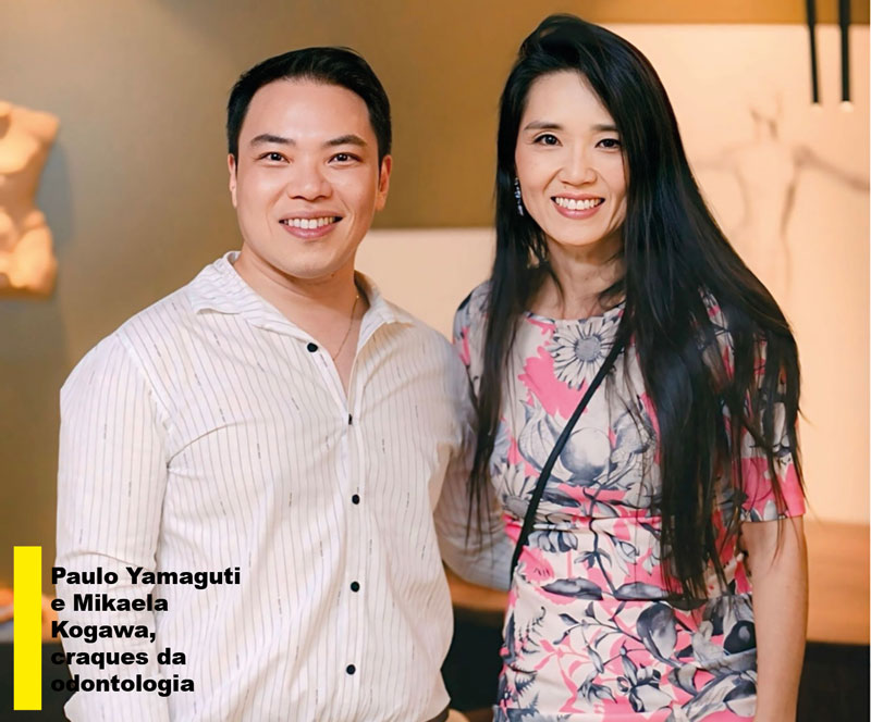 paulo yamaguti e mikaela kogawa, craques da odontologia