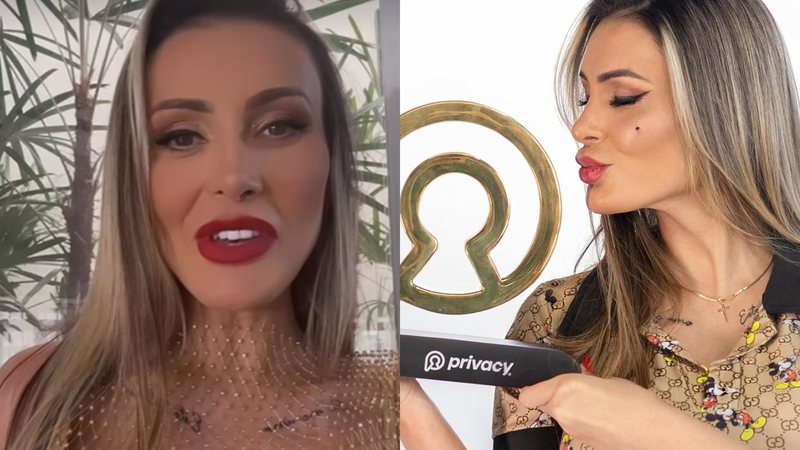 andressa urach comemora widelg