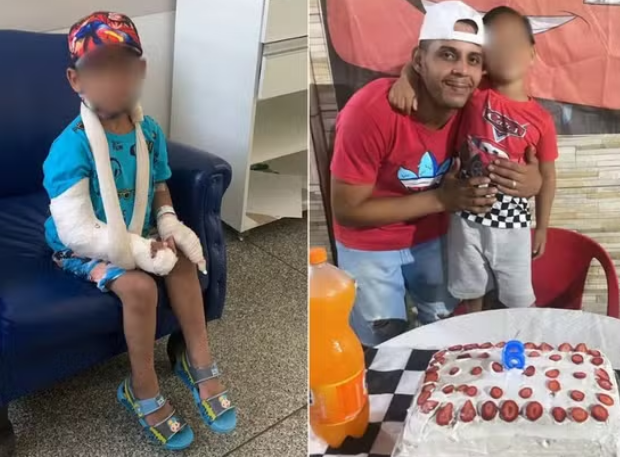 criança agredida pela mãe