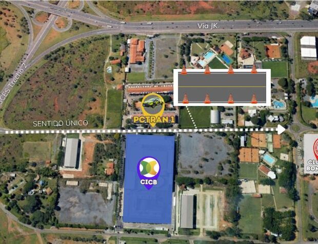 mapa abav expo 2024 vias interditadas