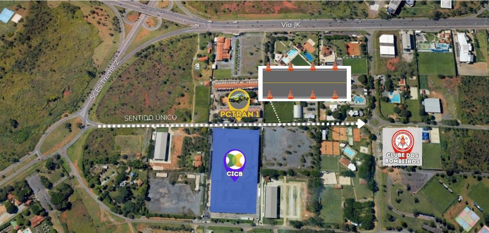 mapa abav expo 2024 vias interditadas
