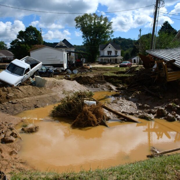 storm helene causes massive flooding across swath of western north carolina